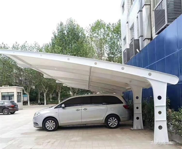 安徽蚌埠市膜结构停车棚安装完工交付，感谢信任，下一站宿州