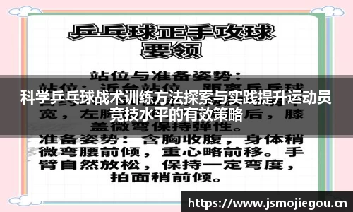 科学乒乓球战术训练方法探索与实践提升运动员竞技水平的有效策略